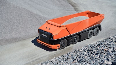 Scania's AXL envisions the next stage of autonomous vehicles in which no operator cab is necessary.