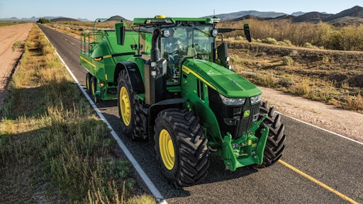 All 7R Tractors can be equipped with an optional Infinitely Variable Transmission (IVT), including the 7R 310 shown here.