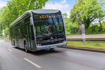 Mercedes-Benz eCitaro with all-electric drive.