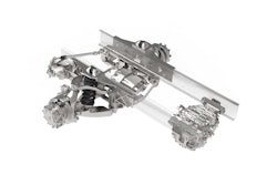 The Meritor independent front suspension.