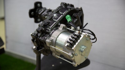 The eDS ZTR is designed for the zero-turn mower market and powered by a 48V DC source.