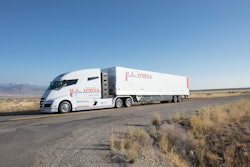 The Nikola One has been undergoing road trials with various fleets.