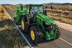 All 7R Tractors can be equipped with an optional Infinitely Variable Transmission (IVT), including the 7R 310 shown here.