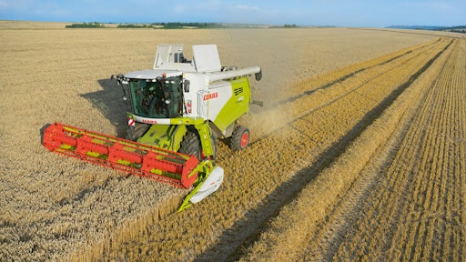 After nearly 110,000 hours of field testing, the first MTU Stage V engines have already been installed in a wide variety of vehicles including the pictured Claas Tucano.