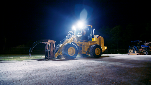 Proper lighting is essential to effectively light up the ground and surroundings.
