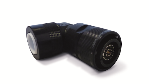 The high power, low voltage CGE bayonet connector.
