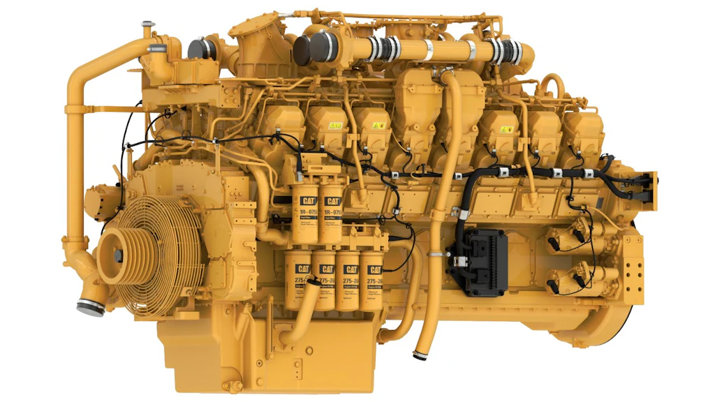 Caterpillar Engine Color Code Cat 3516E High-Horsepower Engine From: Caterpillar Inc. - Industrial ...