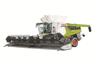 CLAAS' 8800 LEXION combine.