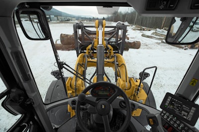 Visibility has been improved in the new Cat Small Wheel Loader line.