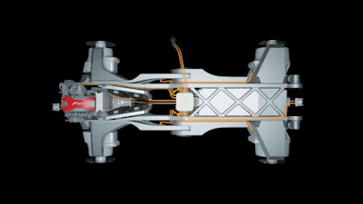 The hybrid tractor architecture.