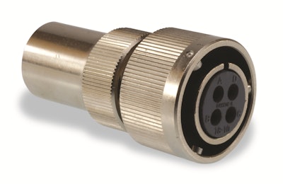 The high power metal circular CGL connector.