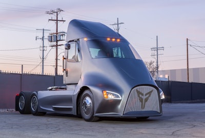 AxleTech and Xos (formerly Thor Trucks) partnered on the development of a fully electric powertrain for a Class 8 truck.