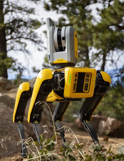 Trimble Hilti Boston Dyanmics Autonomous Construction Robot
