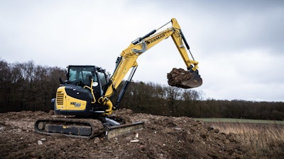 The ViO80-2PB features an adjustable boom with a unique design.