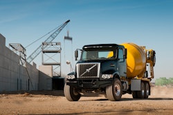 The SMARThatch monitoring system is installed on the mixing drum of concrete trucks, such as the type pictured, and collects data as the drum rotates to agitate the concrete.