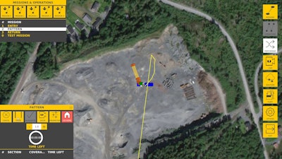 Interface of Yeti control system.