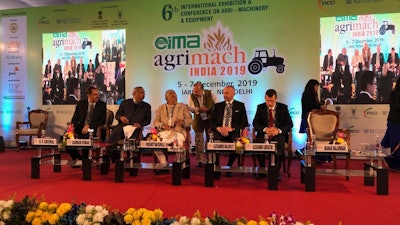Government and industry leaders explained India's agricultural industry investments during the opening ceremony of Agrimach.