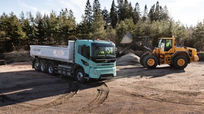 Volvo is introducing electric truck concepts for use in construction and regional haul applications.