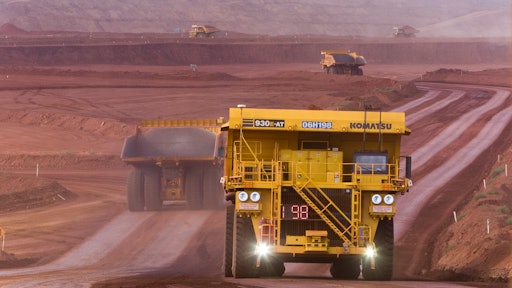 Komatsu's Autonomous Haulage System for mine trucks has now moved over 2 billion tons of material.