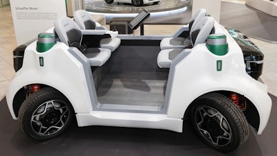 The Schaeffler Mover uses a variety of gears and bearings, demonstrating that new vehicle concepts will provide opportunities for hardware component manufacturers.