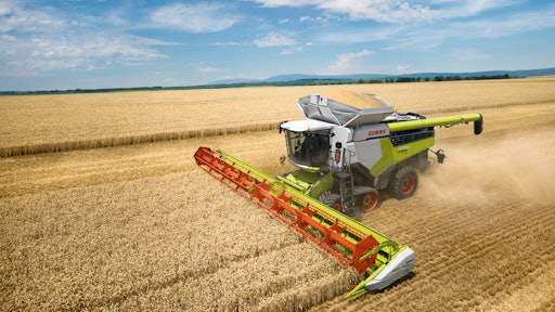 The LEXION 8000-7000 series combine harvester.
