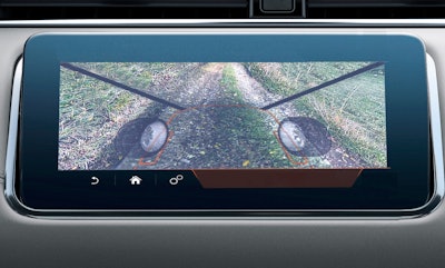 Continental's Transparent Hood uses satellite cameras to provide visibility beneath the vehicle.