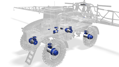 Dana Field Sprayer With Spicer Electrified