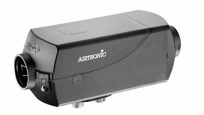 The Airtronic air heater heats quietly and features a long service life.