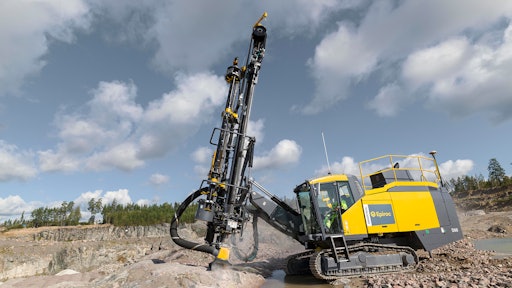 The Epiroc SmartROC D60 drill rig.