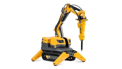 The Brokk 70 is compactly designed to aid operation in confined applications.