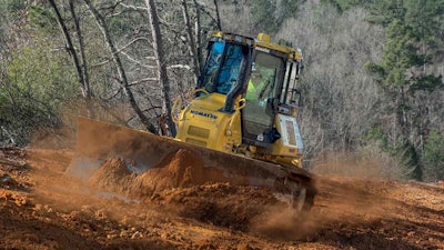 Dozers with Komatsu's new Proactive Dozing Control Logic, such as the pictured D51PXi, will be among the machines the company intends to display at CONEXPO 2020 (learn more, 21082307).