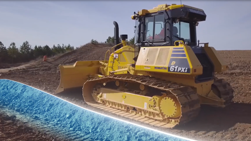 D61PXi-24 dozer with patent-pending proactive dozing control.