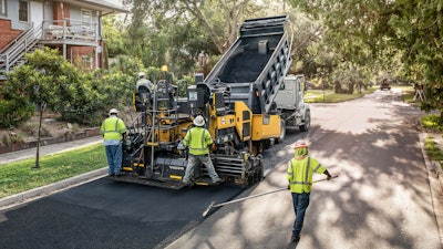 Volvo's P5110B/5170B pavers include the new UltiMat160 double wide screed extendable from 8-16 ft.