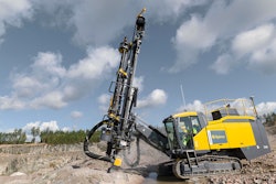 The Epiroc SmartROC D60 drill rig.