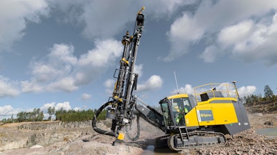 The Epiroc SmartROC D60 drill rig.