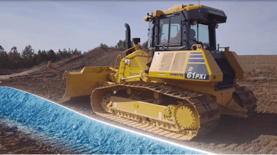 D61PXi-24 dozer with patent-pending proactive dozing control.