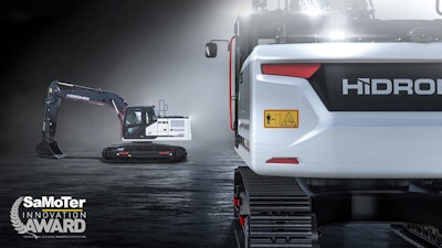 The HMK 230 NLC crawler excavator has been nominated for a Samoter Innovation Award 2020.