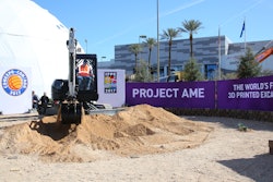 The CONEXPO Tech Experience included a demo of a 3D printed excavator.