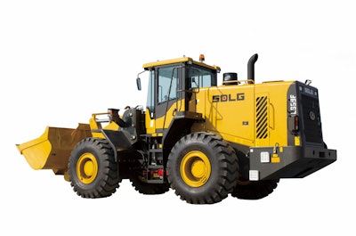Sdlg 959 F Wheel Loader Sideview