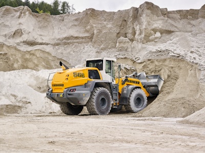 The L 566 XPower® presented at the CONEXPO 2020 is equipped with numerous new assistance systems and the new joystick steering system for Liebherr wheel loaders.