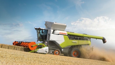 CLAAS' LEXION Combine was designed from scratch, with its proportions optimized to make the best possible use of space.