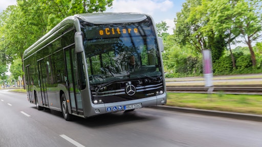 Electrification of buses and other transport vehicles will help meet carbon dioxide and greenhouse gas emissions reduction targets.