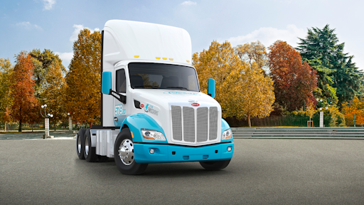 Low volume production of the Peterbilt 579EV battery-electric truck will begin in late 2020.