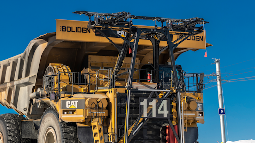 Caterpillar Introduces Trolley Assist System For Electric Mining