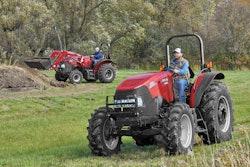 The new Farmall utility A tractors are available in cab and no-cab models.