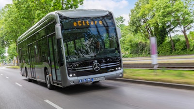 Electrification of buses and other transport vehicles will help meet carbon dioxide and greenhouse gas emissions reduction targets.