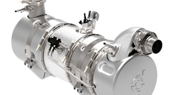 A Donaldson Stage V integrated aftertreatment system.