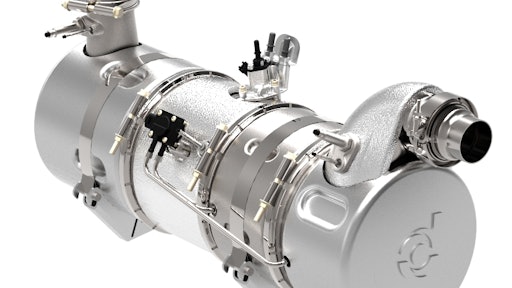 A Donaldson Stage V integrated aftertreatment system.