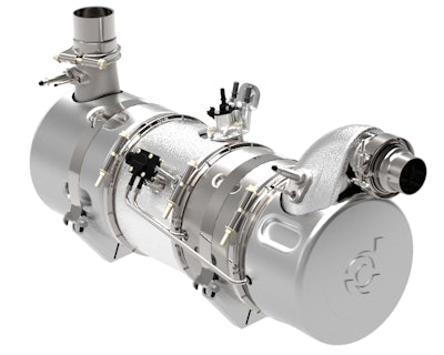 A Donaldson Stage V integrated aftertreatment system.