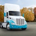 Low volume production of the Peterbilt 579EV battery-electric truck will begin in late 2020.